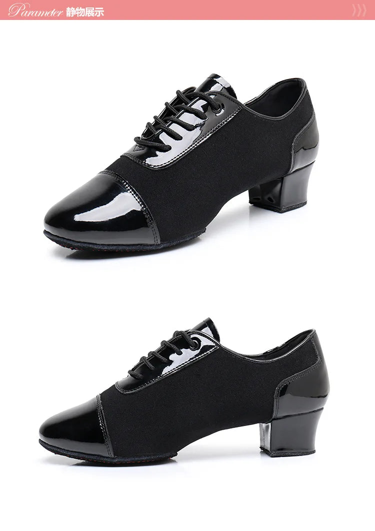 2025 New Modern Dance Shoes Men Ballroom Dancing Soft Rubber Sole Suede Sole Optional Large Size 46 Male Jazz Latin Shoes Tango