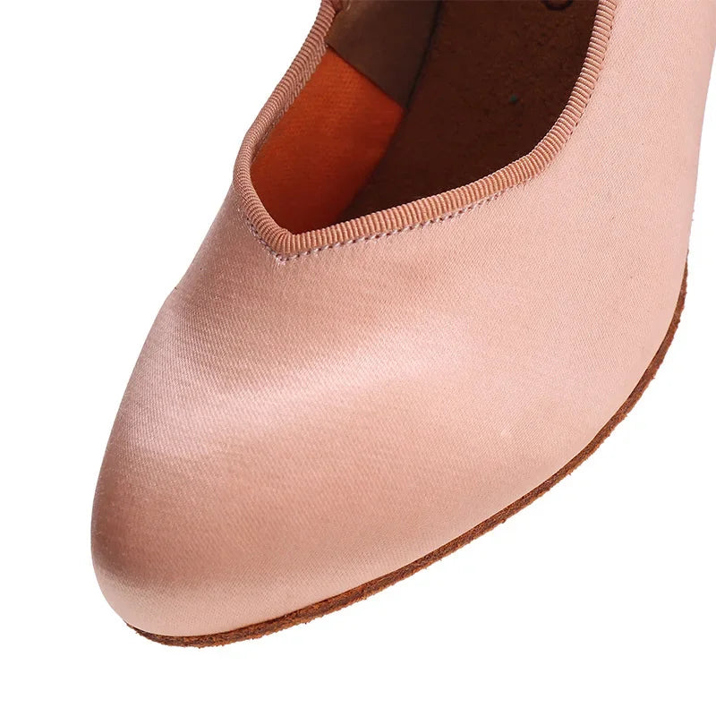 Adult High-heeled Modern Laitn Dancing Shoes Professional National Standard Dance Practice Women Waltz Dancing Shoes Flamenco
