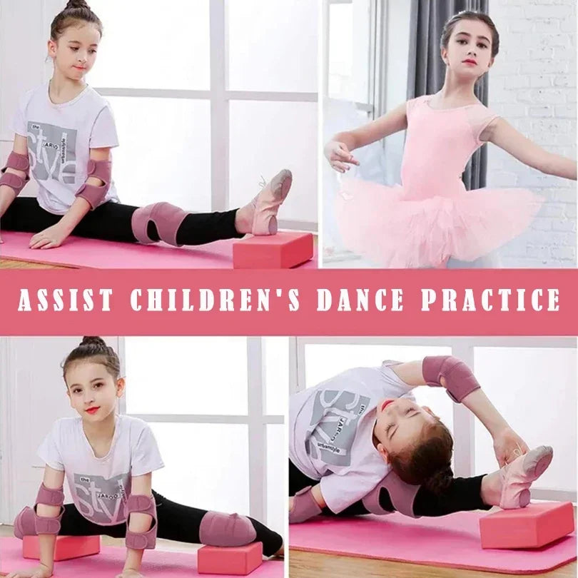 Dance Yoga Blocks Cubes Pilates Bricks Sports Yoga Supplies Exercise Fitness Eva Reinforcement Mats Home Exercise Equipment