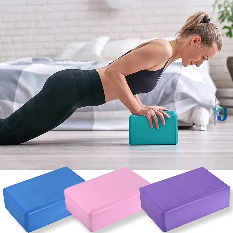 Dance Yoga Blocks Cubes Pilates Bricks Sports Yoga Supplies Exercise Fitness Eva Reinforcement Mats Home Exercise Equipment