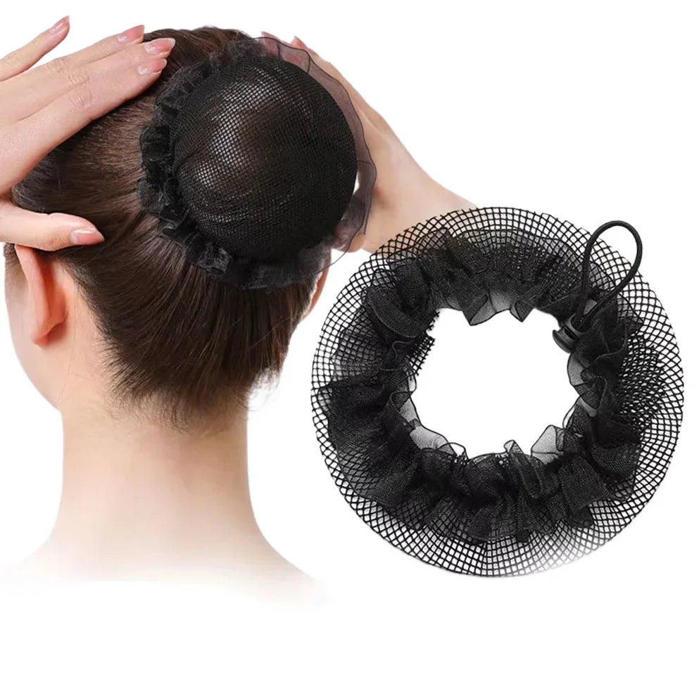Hair Nets for Bun Covers for Hair Ballet Girls Ballet Dance Elastic Hairnets Hair Accessories for Women Girls