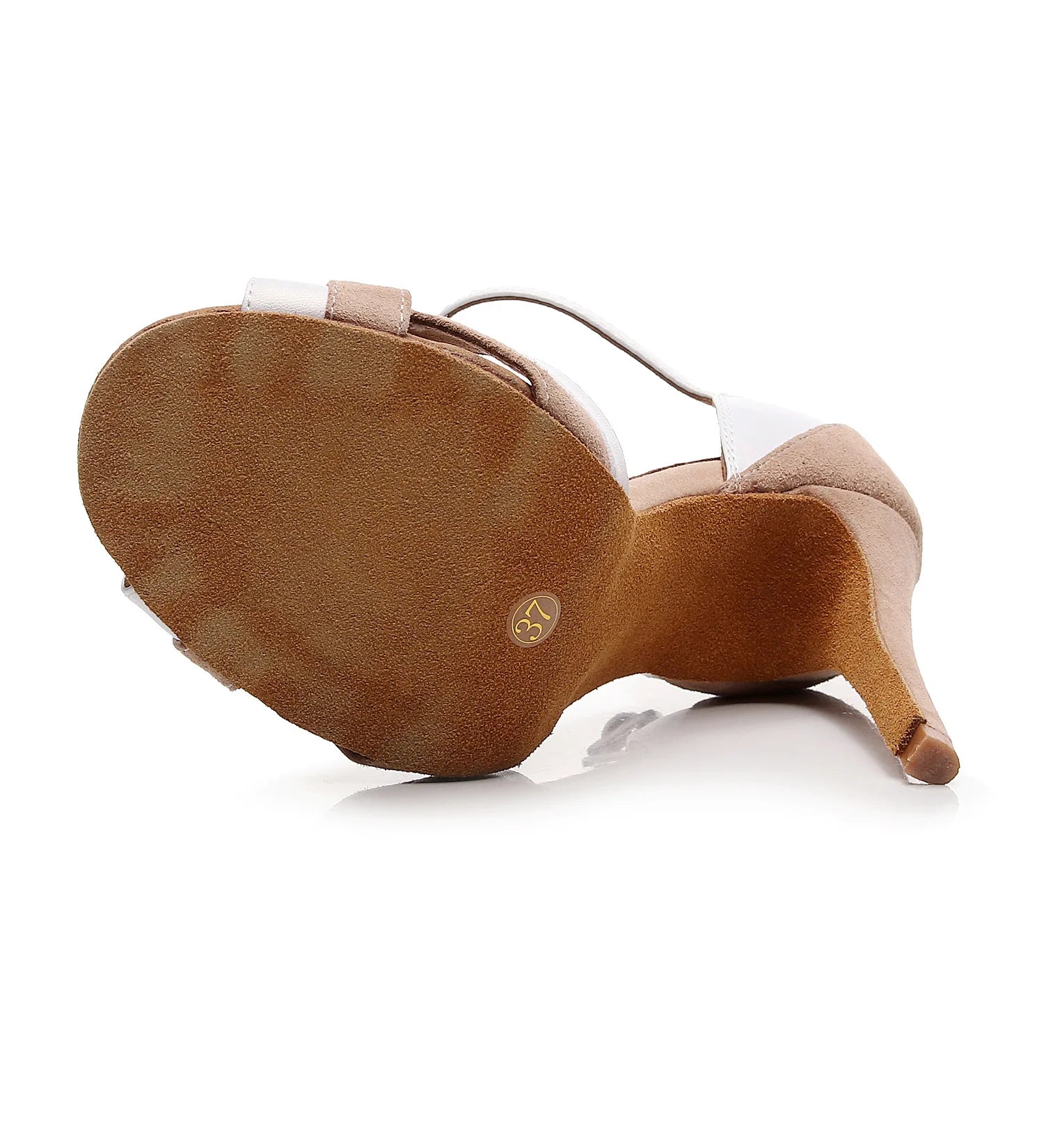 New Profession Latin Dance Shoes Large Size Suede Sole Indoor Training High Heels PU Jazz Salsa Ballroom Dance Sandals for Women